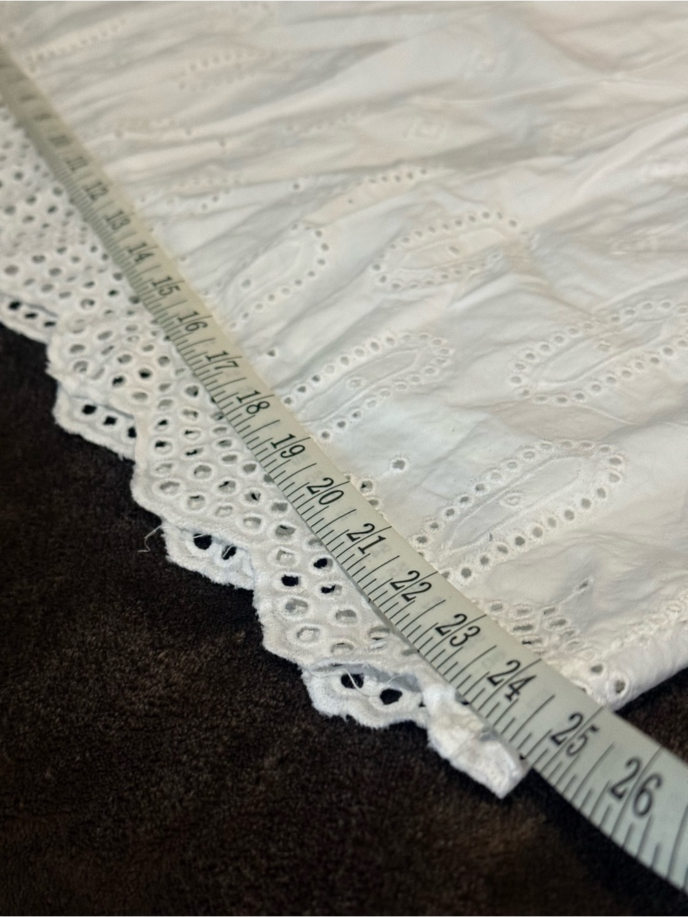 Geo Eyelet  Skirt